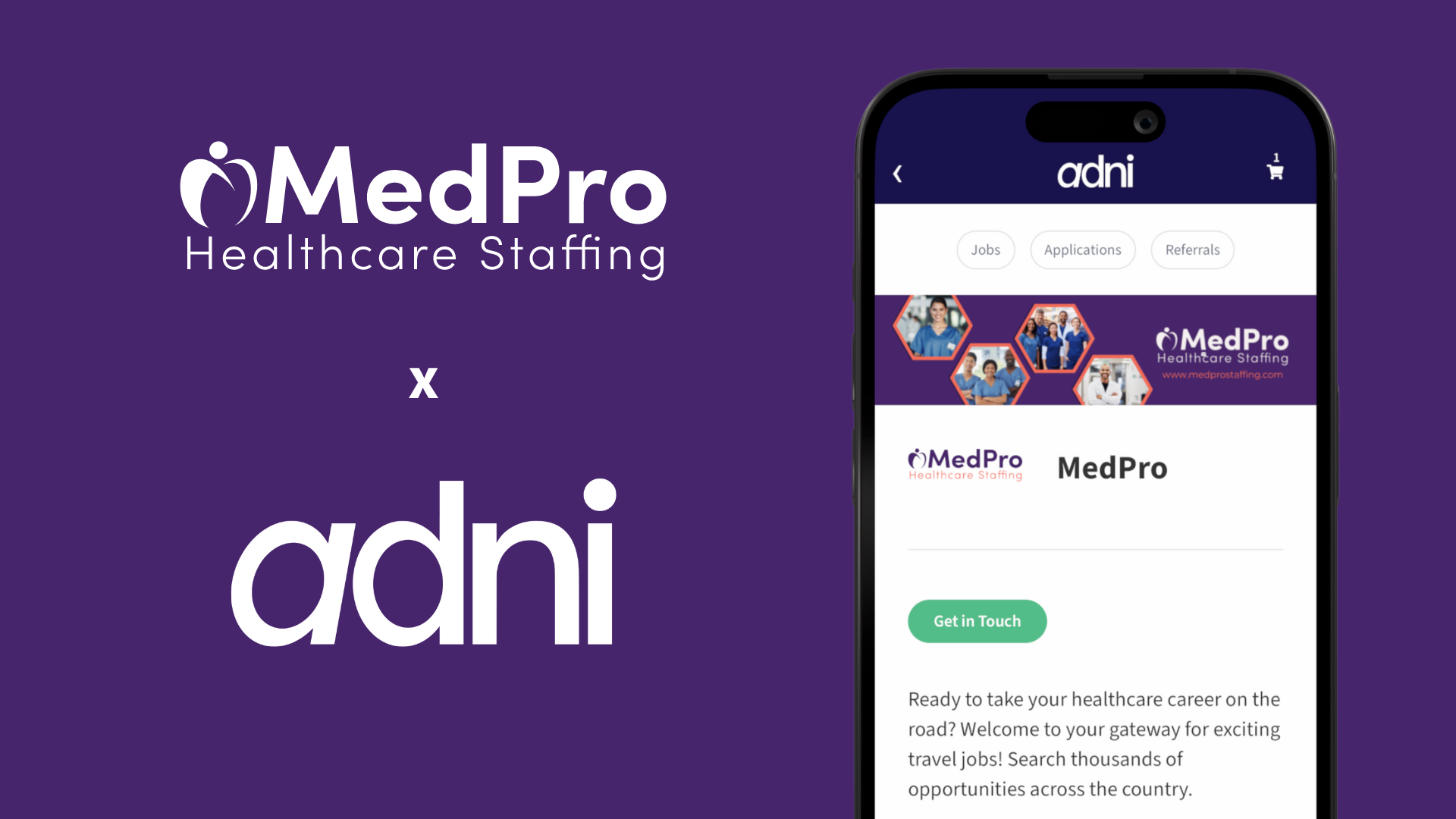 Medpro Application MedPro launches 7,000+ jobs on Adni, the all-in-one app for healthcare ...