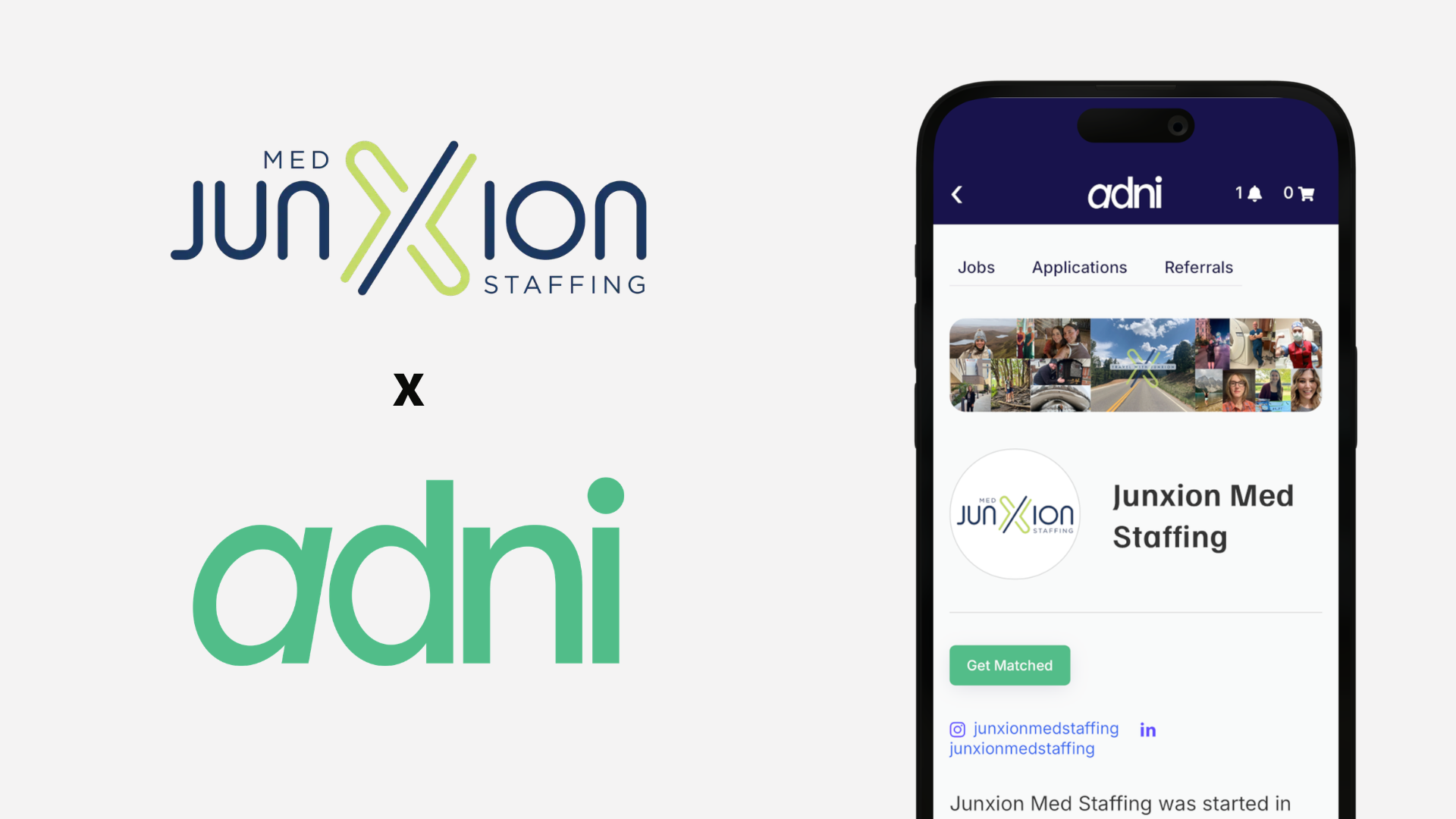 Junxion Med Staffing launches on Adni, the AI career platform for ...