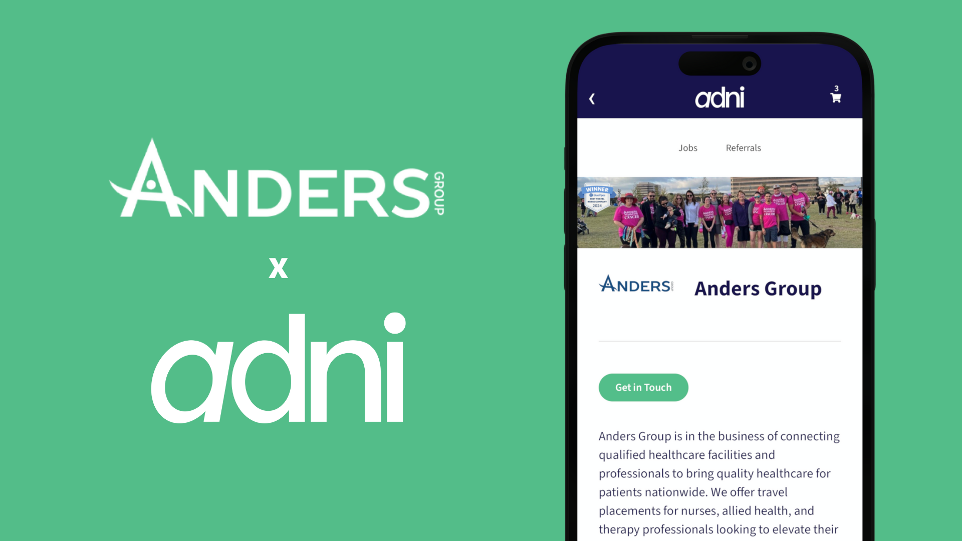 Adni Rse Anders Group Joins the Adni App and Lists 3,000+ Job Opportunities